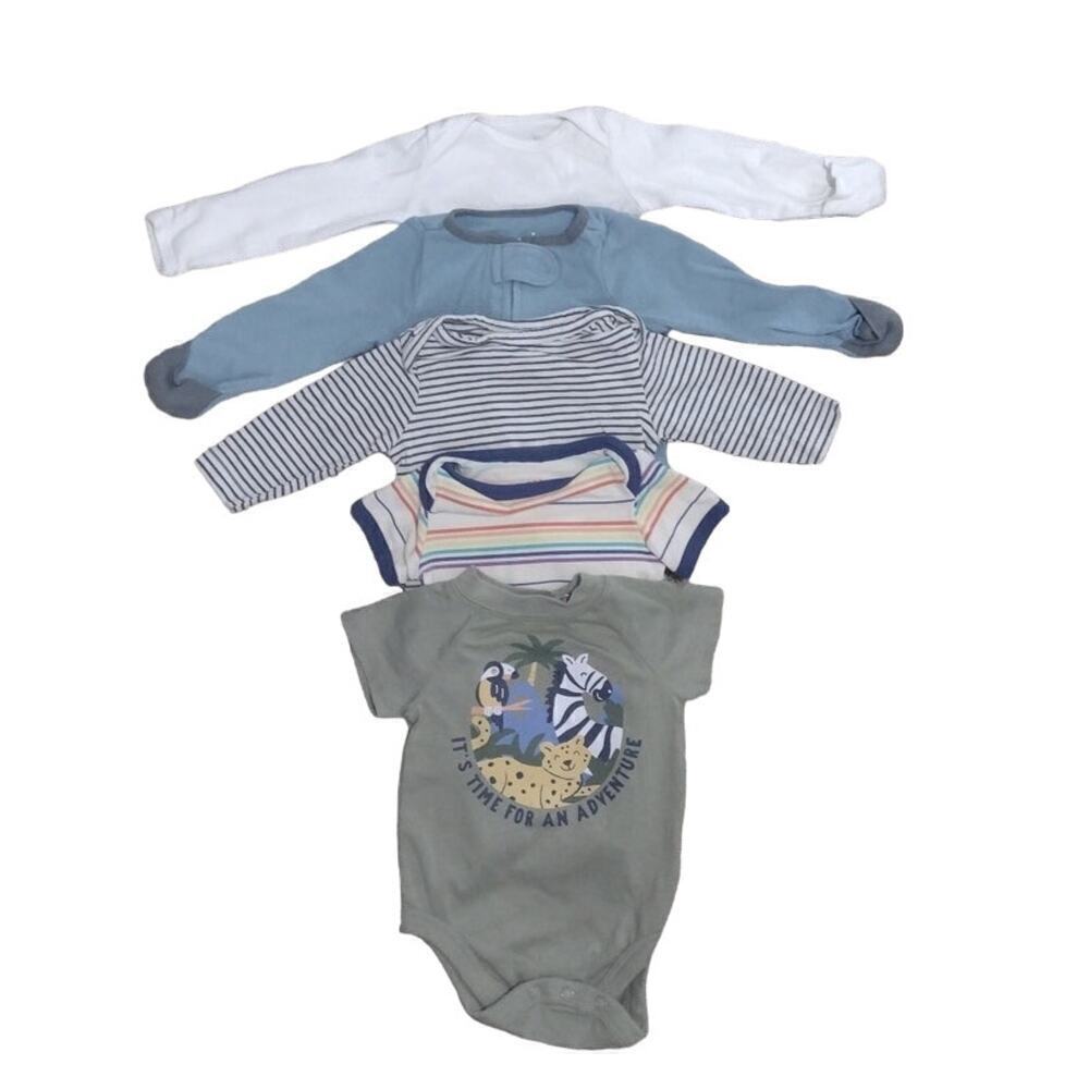 Onsie Lot (0-3 Months) - Garanimals, Cat and Jack, Carter's, Cloud Island